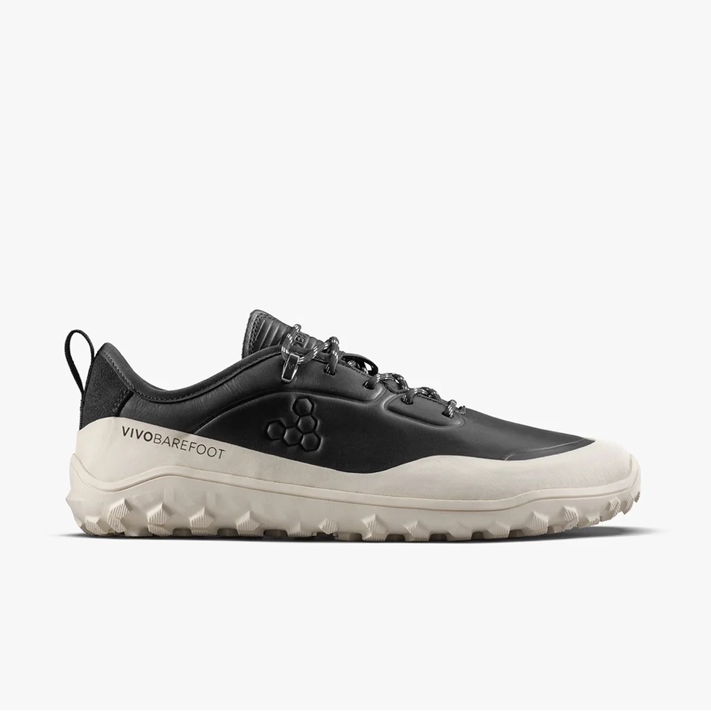 Vivo barefoot Men's Black and Cream Athletic Shoes